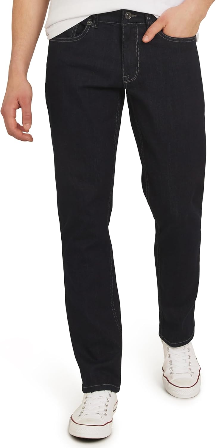 Quiksilver Men's 5 Pocket Straight Fit Stretch Denim Jeans