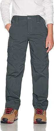 CQR Kids Youth Hiking Cargo Pants for Outdoor Adventures