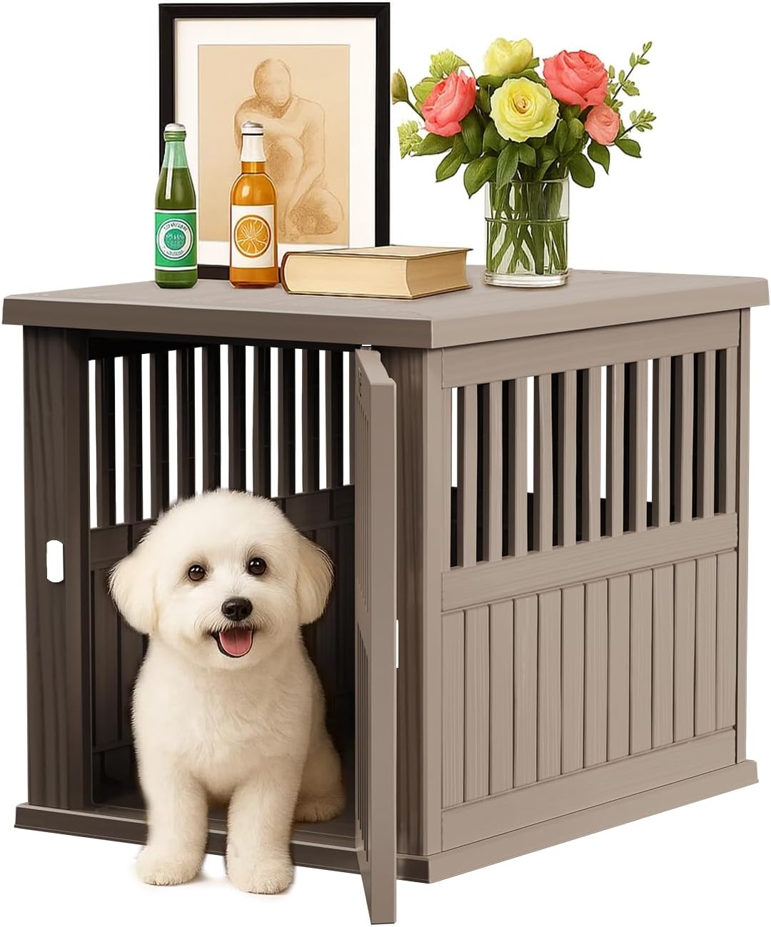 Vixzen Dog Crate Furniture for Small to Large Dogs, Stylish Design