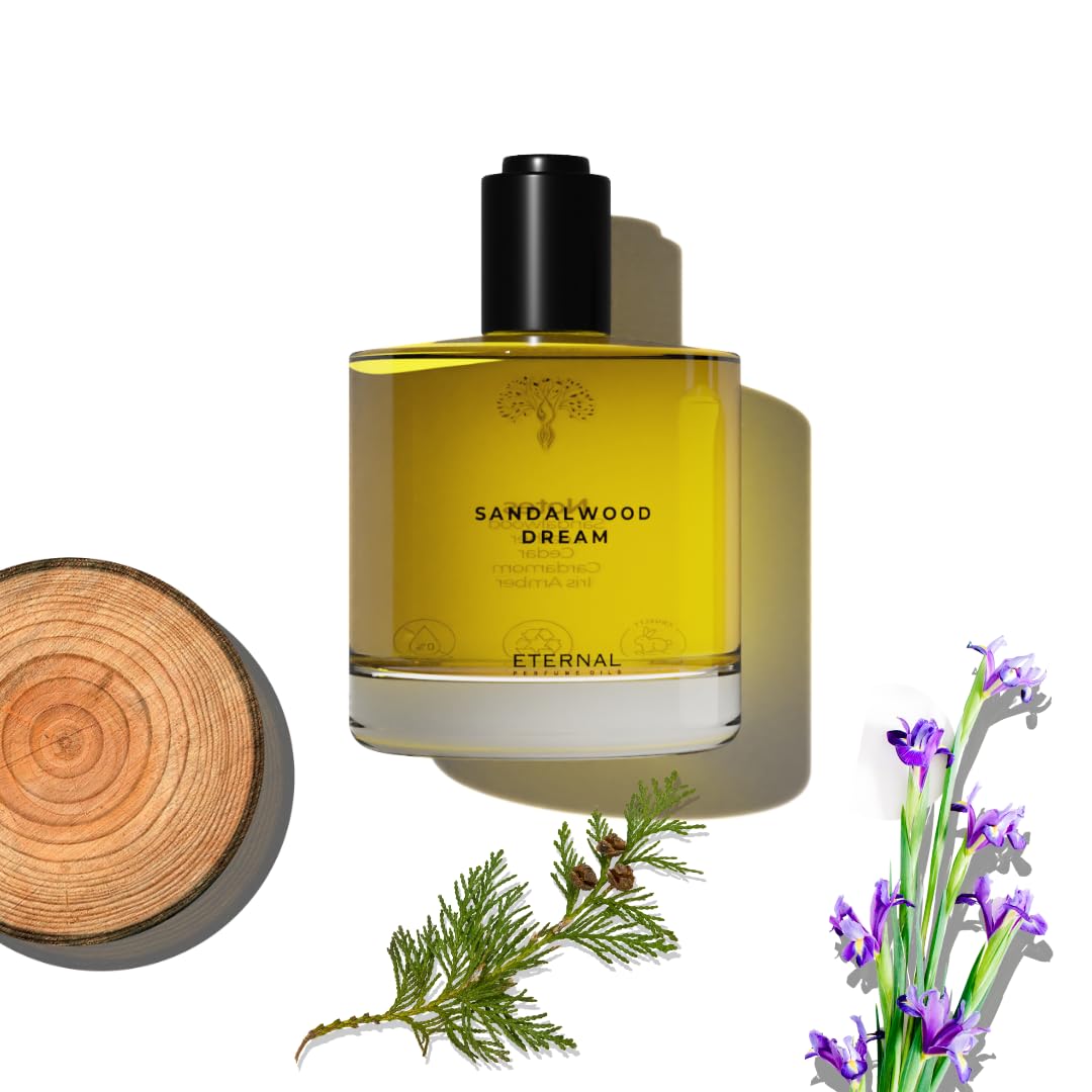 Eternal Sandalwood Dream Perfume Oil for Women 50ml Pack of 2