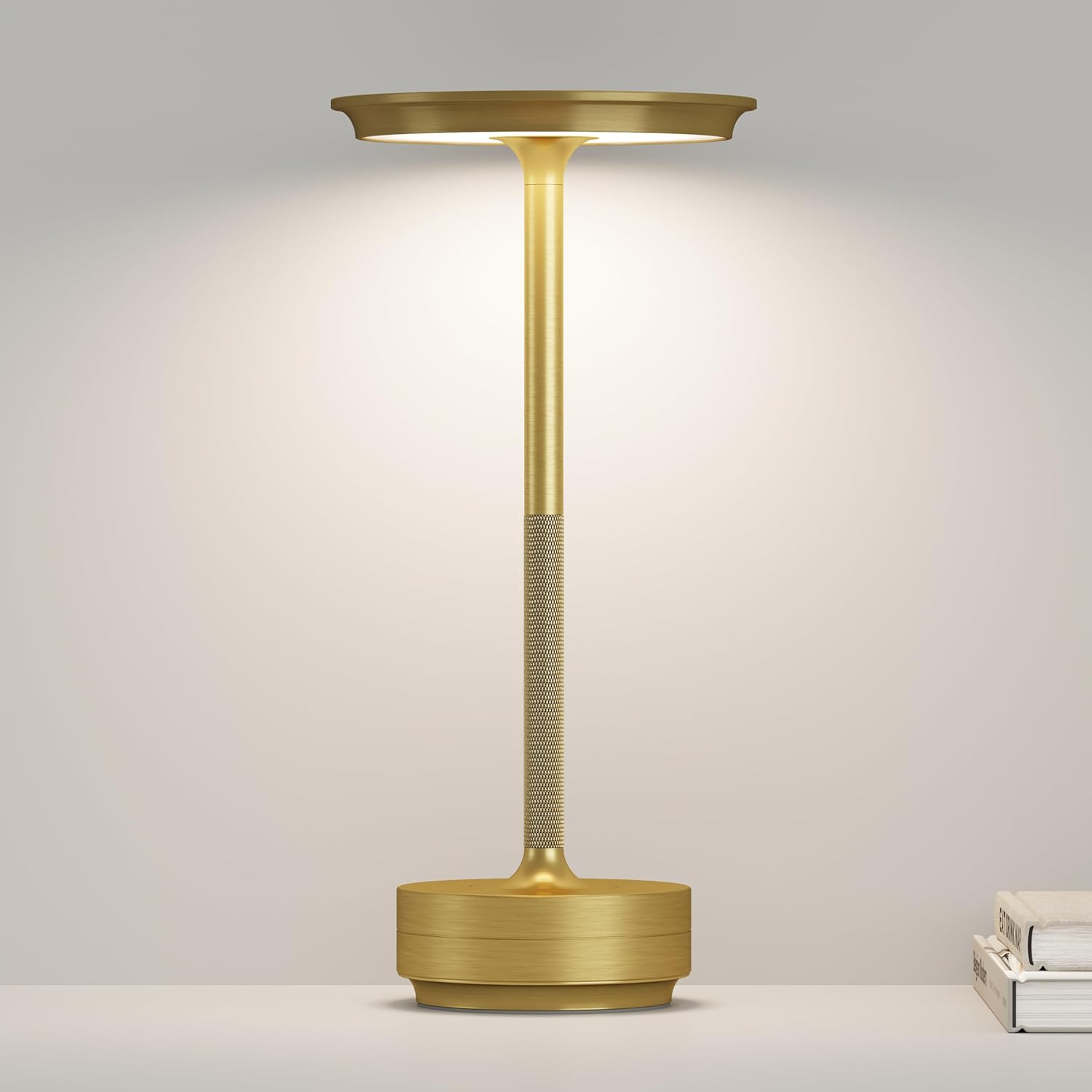 Cordless LED Table Lamp with Rechargeable Battery and Memory Function