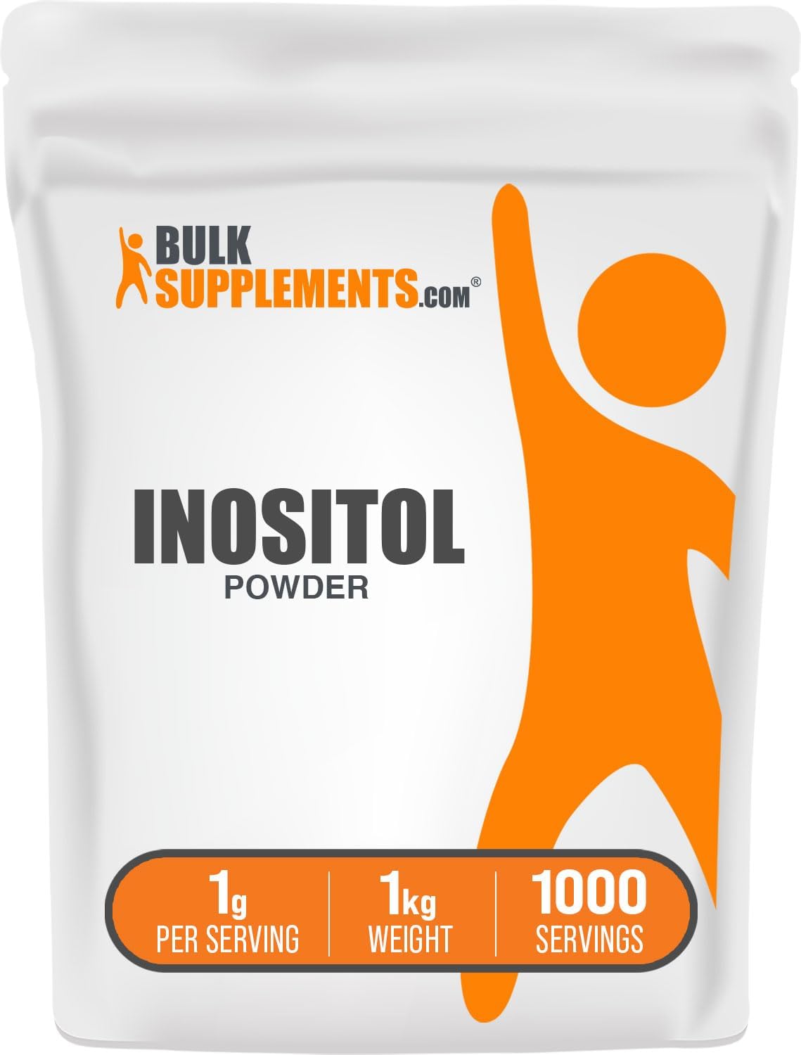 Inositol Powder Supplement for Wellness - Unflavored & Gluten Free