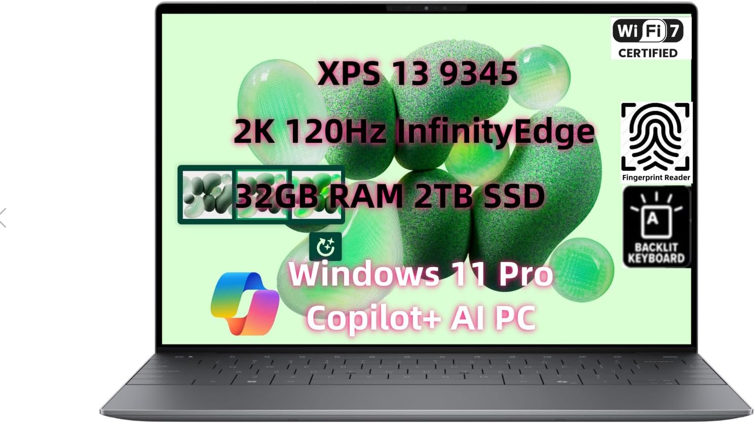 2025 NewDell XPS 13 9345 Laptop with Copilot+ AI PC Features