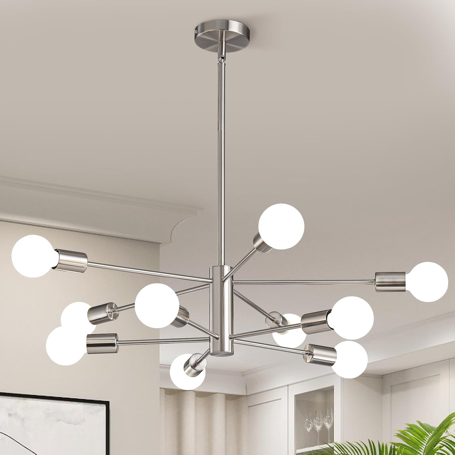 Modern Chandelier Light Fixture for Dining Room and Kitchen
