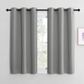 NICETOWN Silver Grey Thermal Insulated Blackout Curtains - Ready Made