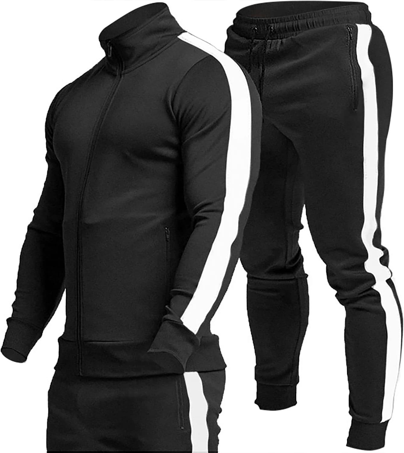 TEZO Men's Casual Active Tracksuits for Sports and Jogging