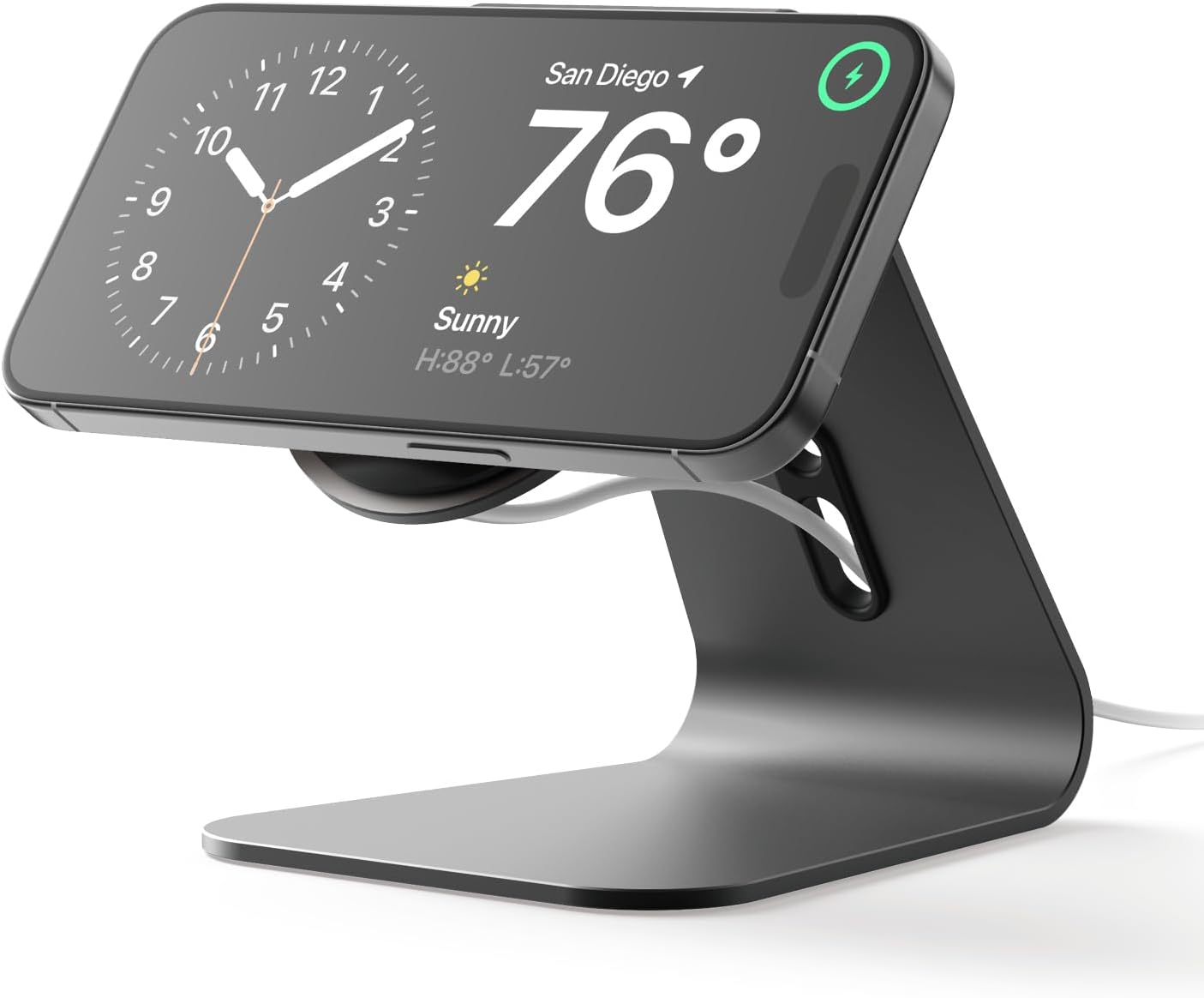 elago Aluminum MagSafe Charging Stand - iOS17 Standby Mode