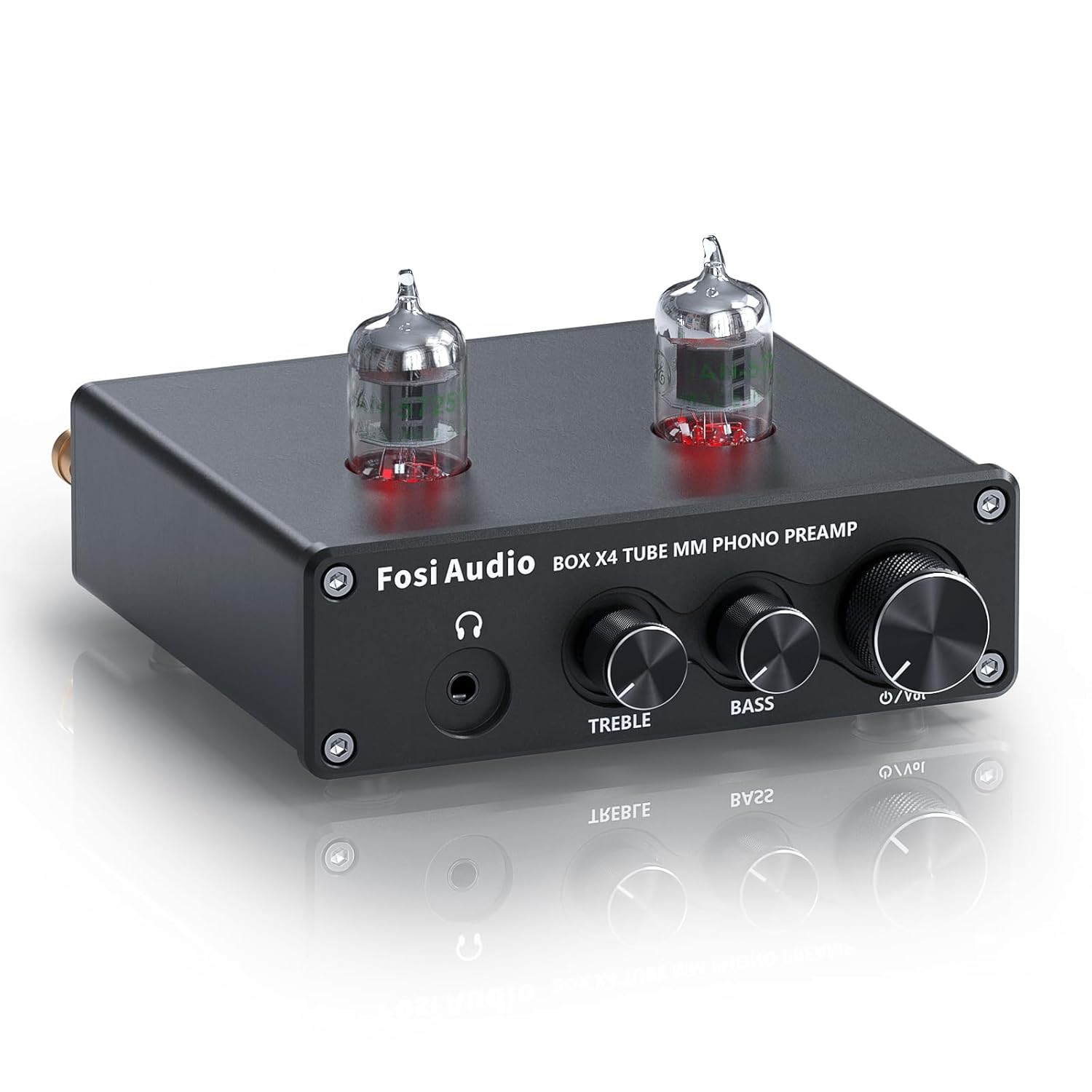 Fosi Audio Box X4 Phono Preamp with JAN 5725W Vacuum Tubes