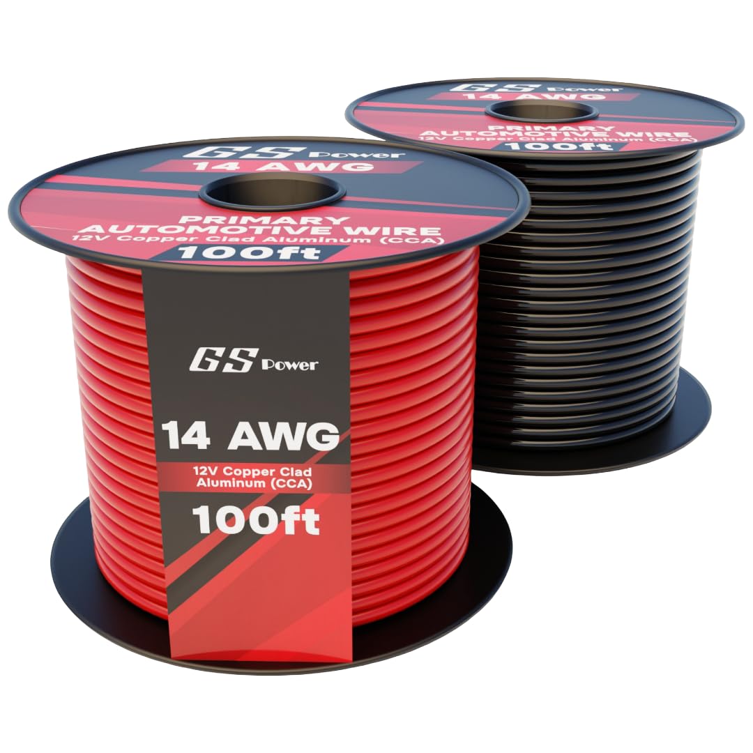 200ft 14 Gauge Automotive Wire for Car Stereo and DIY Projects