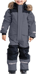 Snow Suit for Kids One Piece Snowsuit - Waterproof Warm Protection boy
