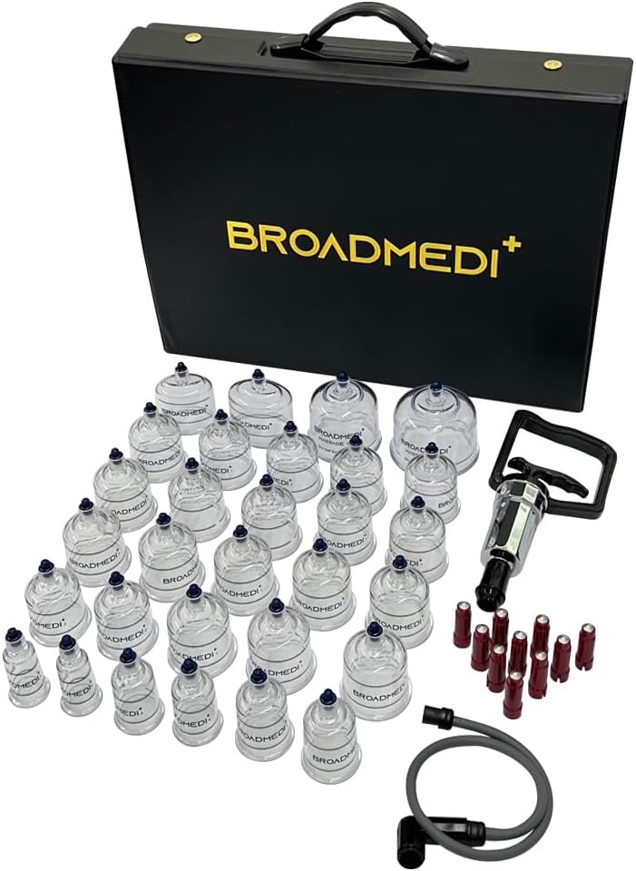 Premium Cupping Therapy Set with 30 Cups and Accessories