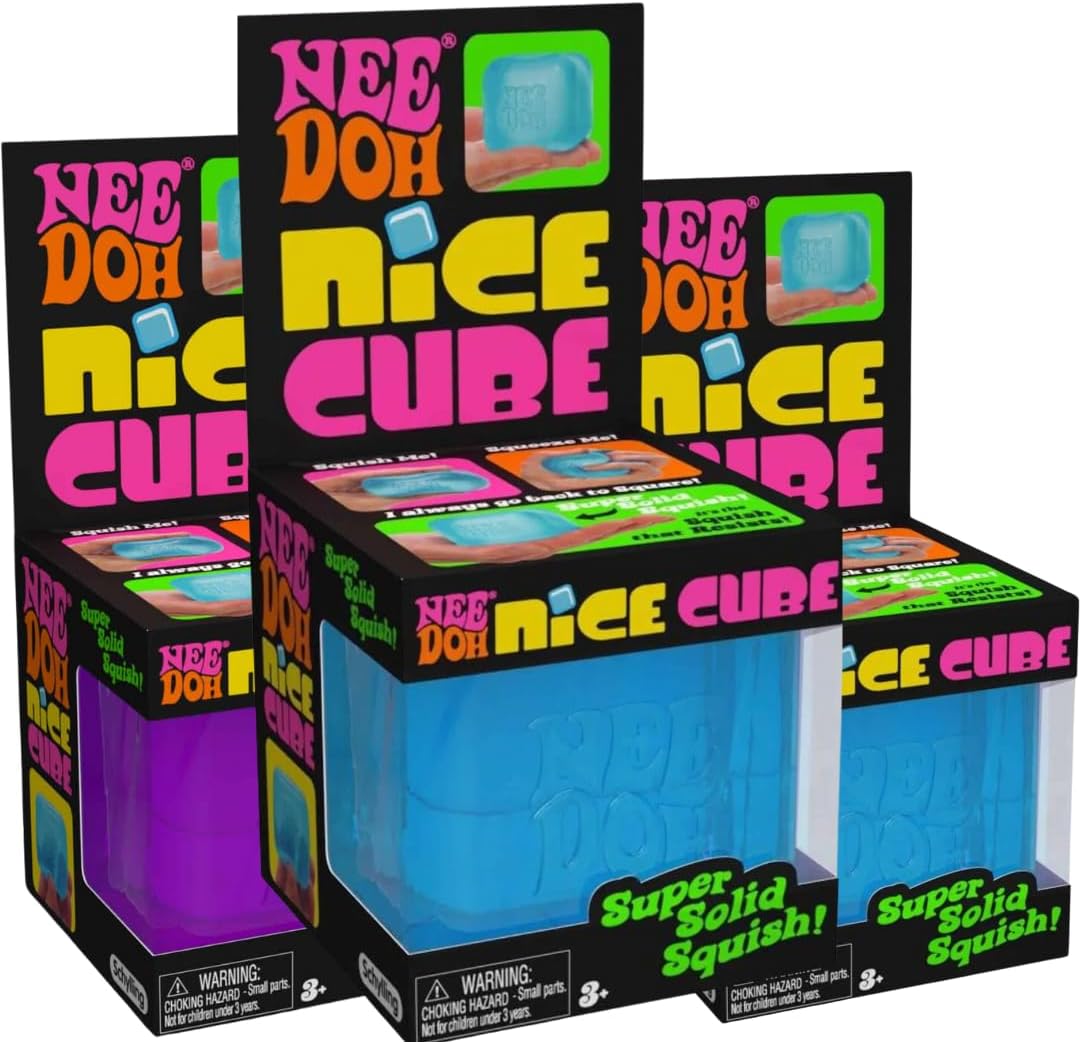 Schylling Needoh Nice Cube - Squish & Shape Fun!