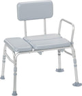 Comfortable Gray Padded Shower Seat for Drive Medical