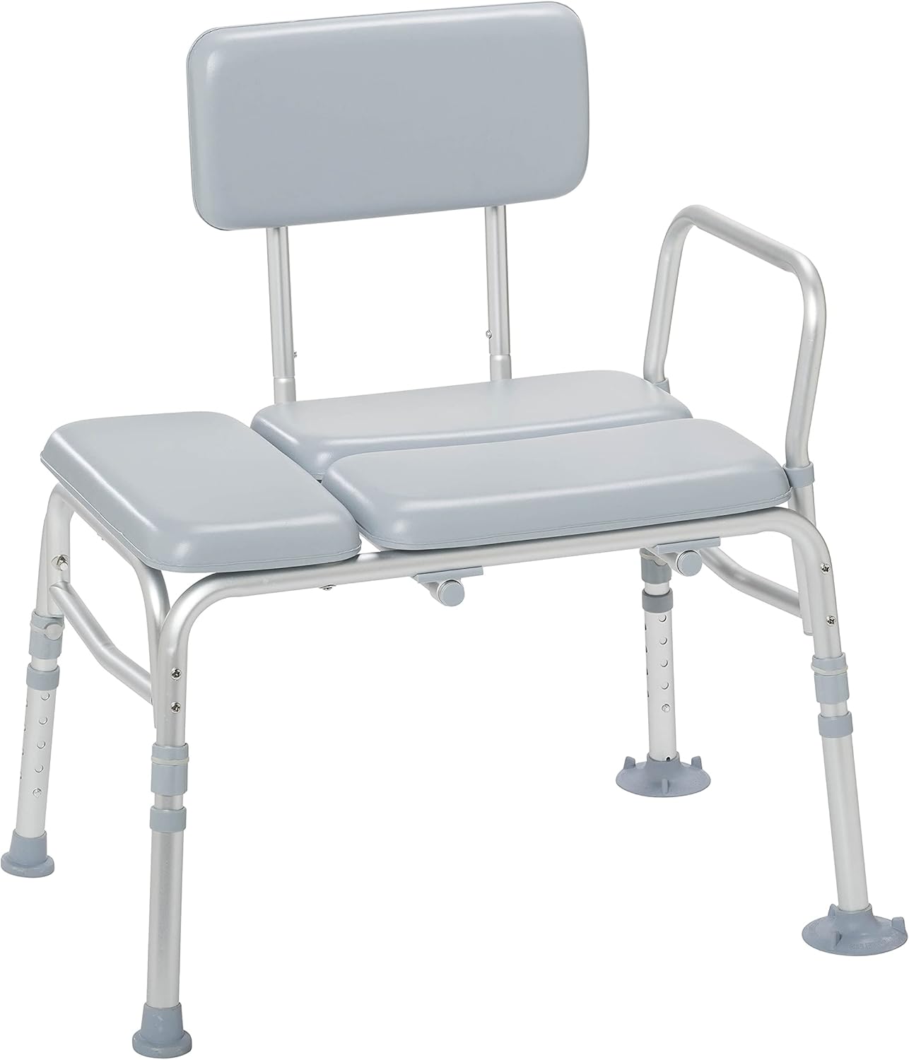 Comfortable Gray Padded Shower Seat for Drive Medical