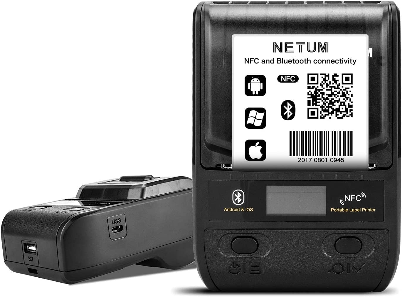 NETUM Bluetooth Label Printer - Portable & Versatile!