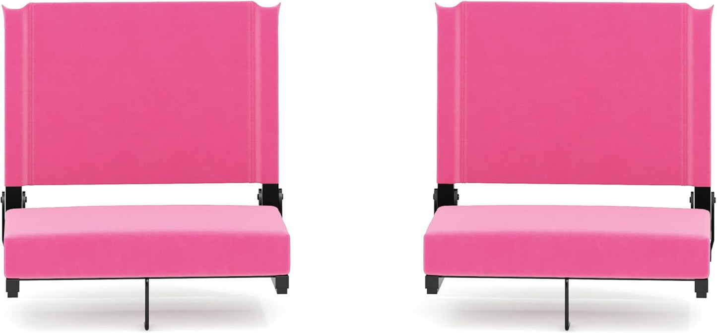 Portable Stadium Seats for Bleachers, Folding Padded Chairs