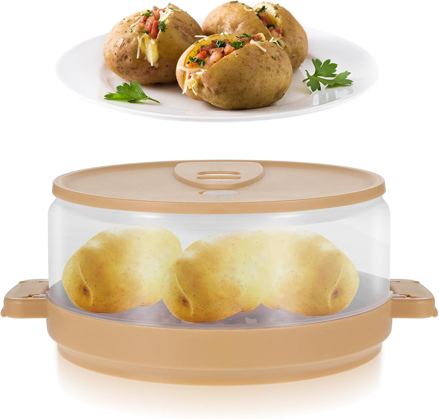 Quick & Fluffy Microwave Potato Cooker by Lemecima