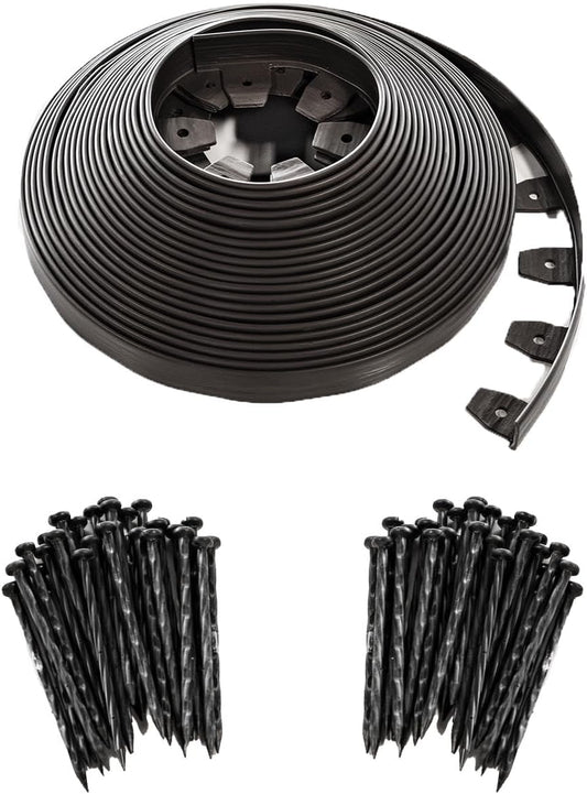 EasyFlex Heavy-Duty No-Dig Landscape Edging for Your Garden