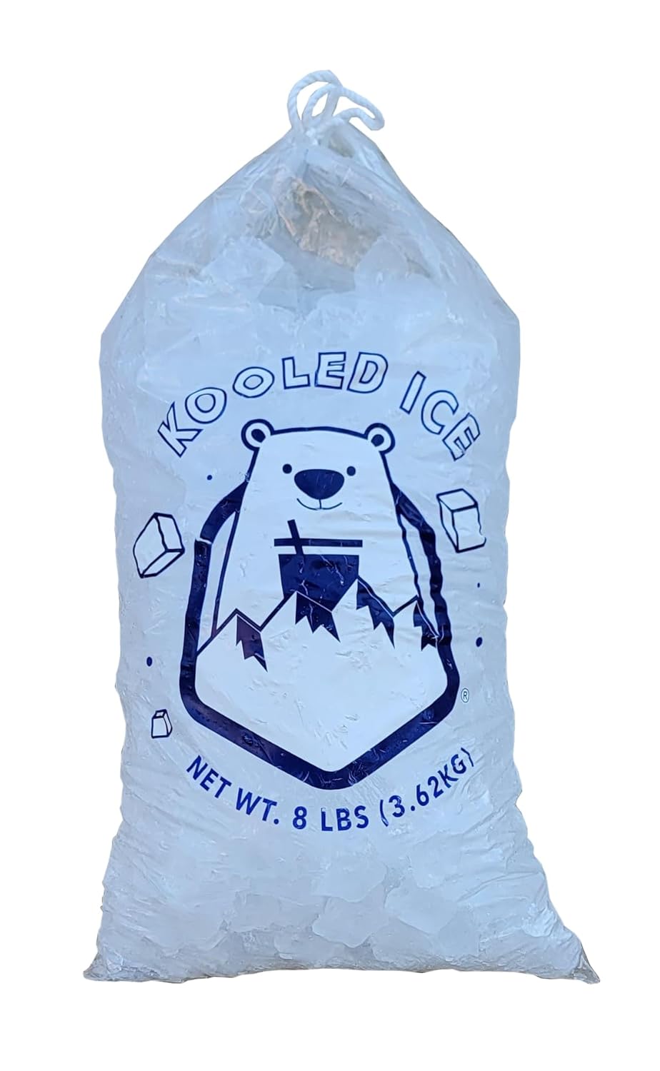 Heavy Duty Ice Bags with Drawstring for Commercial Use 500 Pack