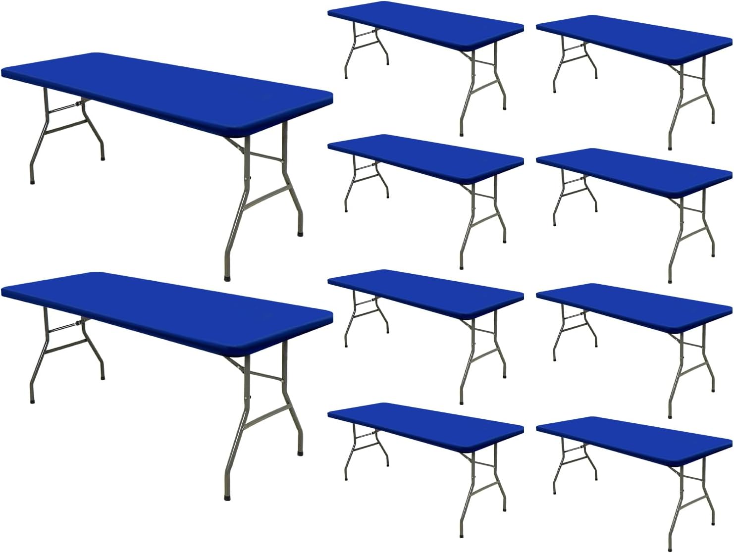 Elastic Fitted Picnic Table Cover 10 Pack for 6 Foot Tables