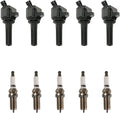 TRQ Ignition Kit with Coils and Spark Plugs for Chevrolet GMC