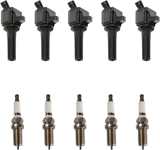 TRQ Ignition Kit with Coils and Spark Plugs for Chevrolet GMC
