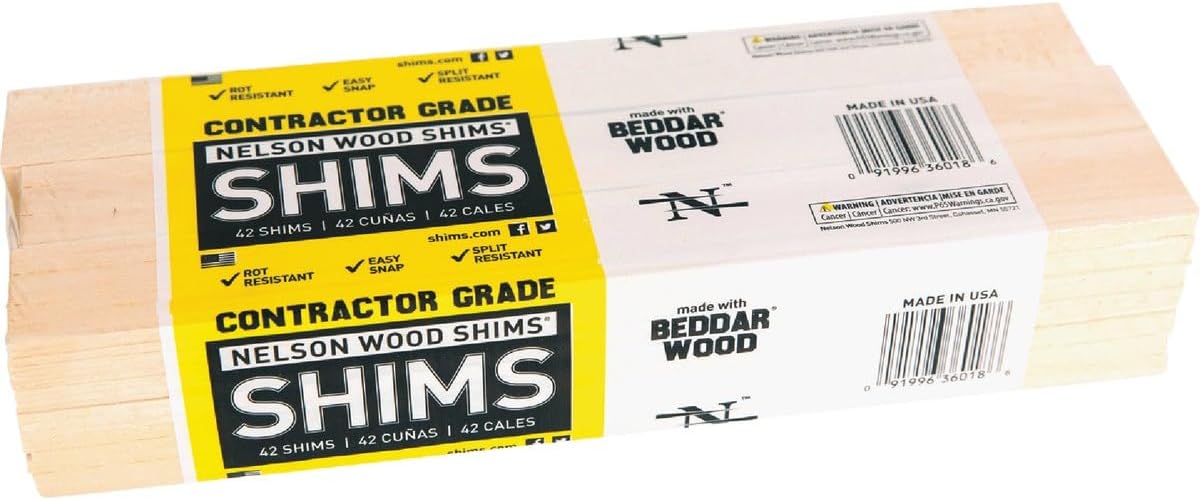 Nelson Wood Shims CSH12/42/12/48 B Wood Snapping Shim Review