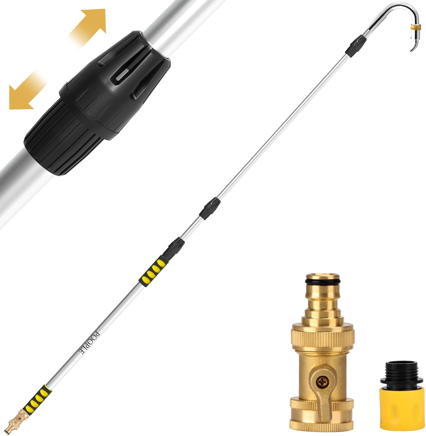 Gutter Cleaning Tools from Ground with 16FT Telescoping Pole