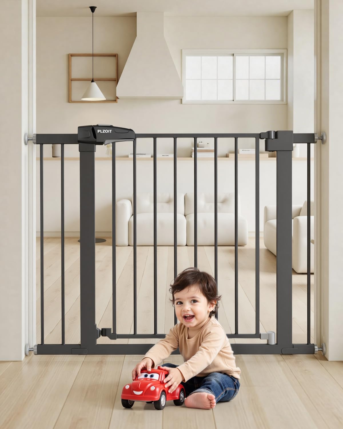 Baby Gate for Stairs and Doorways - Safe and Durable Design