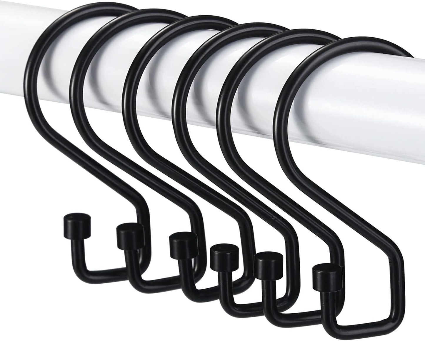 Rustproof Black S Hooks: Multi-Functional Organizer