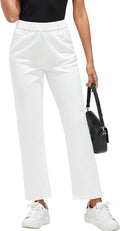 Straight Leg Jeans for Women High Waisted Pull On Cropped
