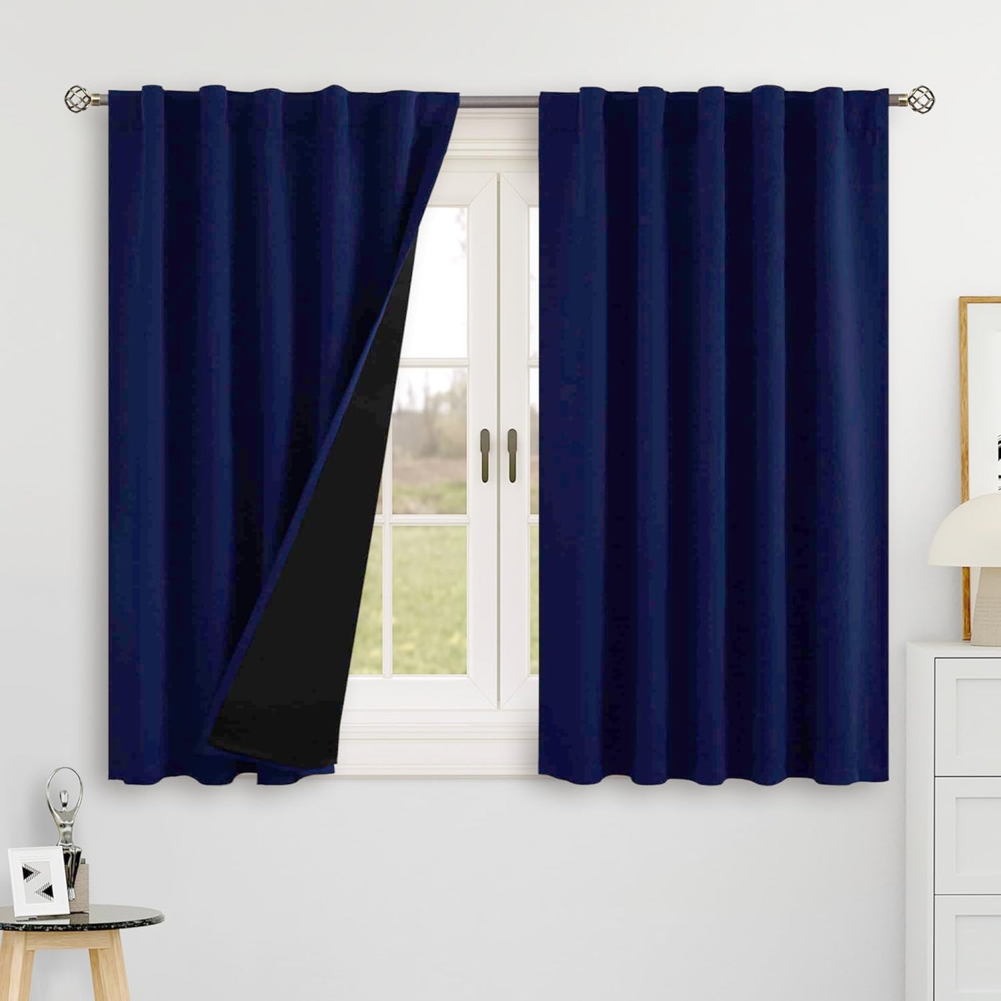 BGment 100% Blackout Curtains for Full Room Darkening Effect
