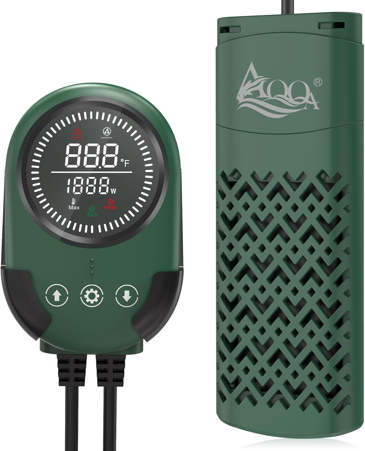 AQQA Submersible Fish Tank Heater - Rapid Heat, Precise Control