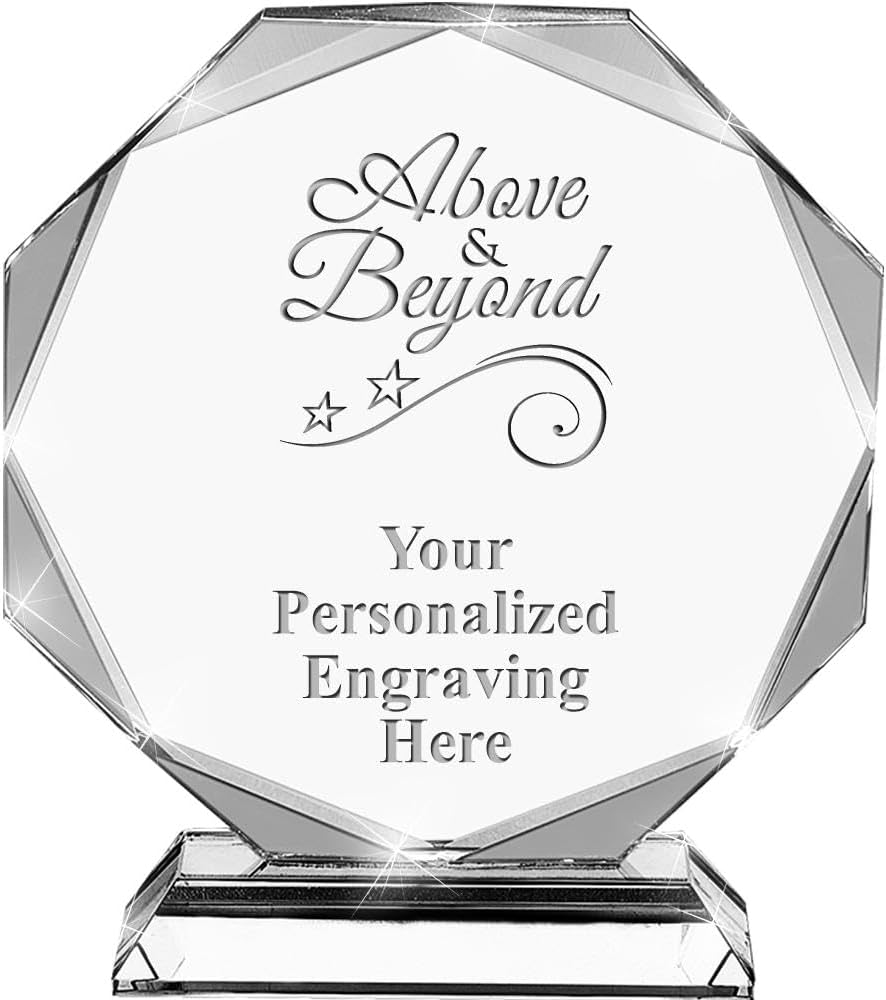 Custom Engraved Crystal Trophy Awards for Every Occasion