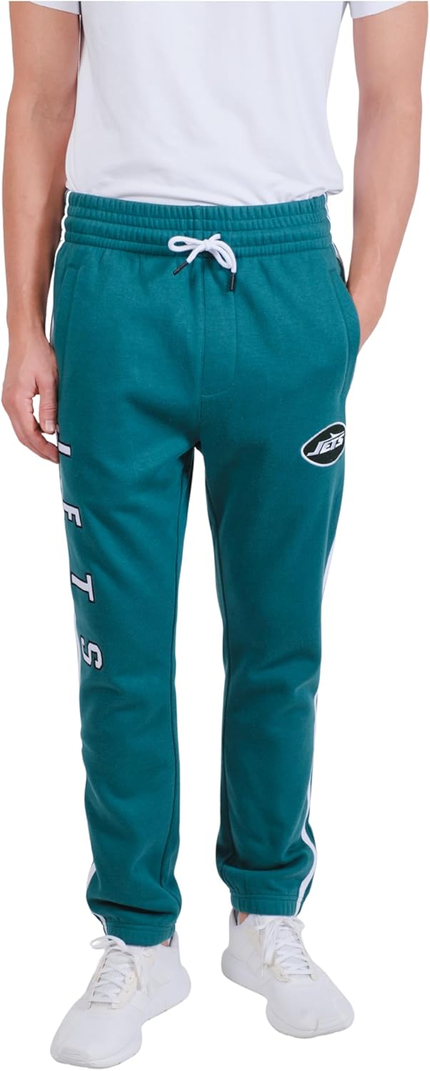 Ultra Game Men's NFL Official Active Super Soft Fleece Joggers