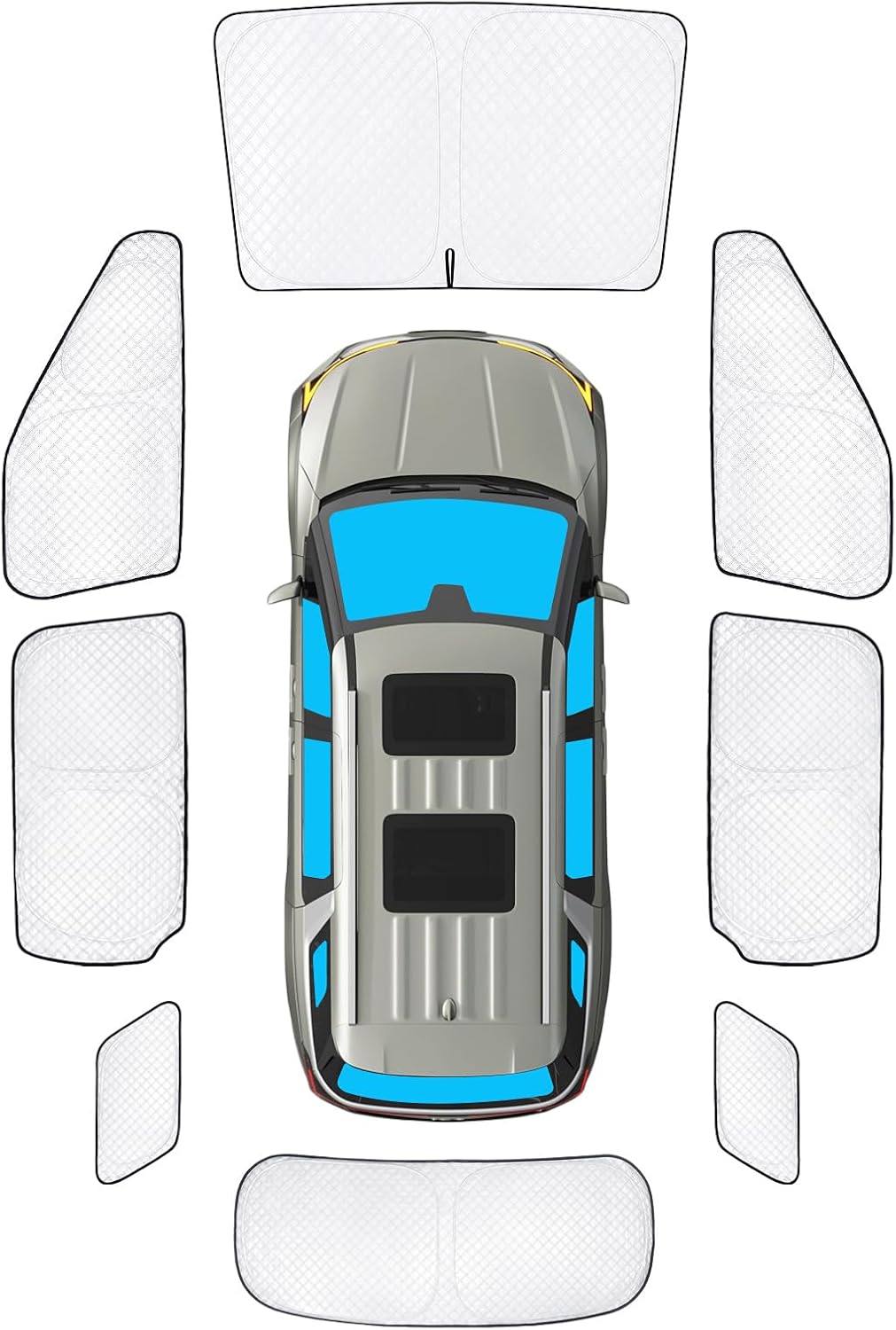 Kia Carnival 2022-2025 Sun Shades for Ultimate UV Protection