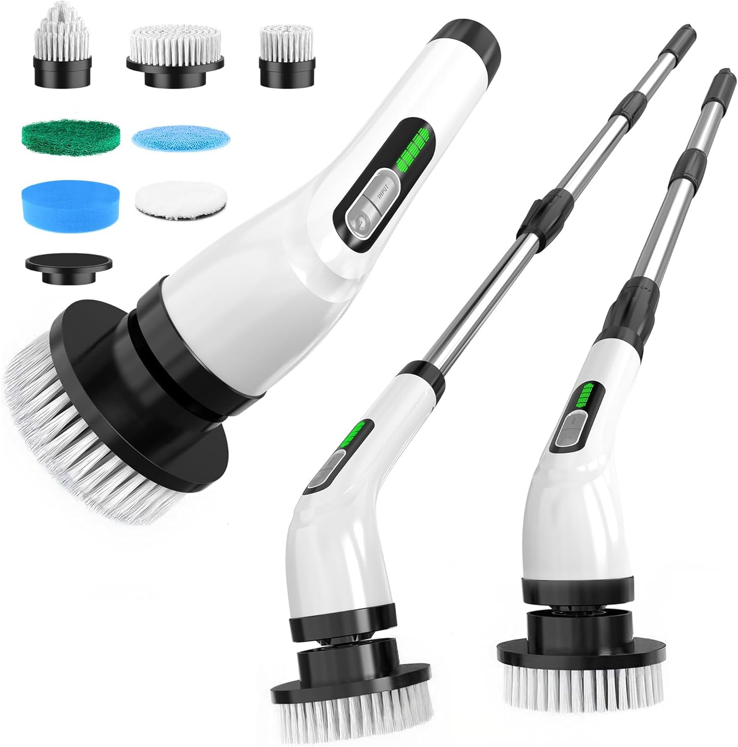 Electric Spin Scrubber for Cleaning Bathroom: Cordless Power Tool