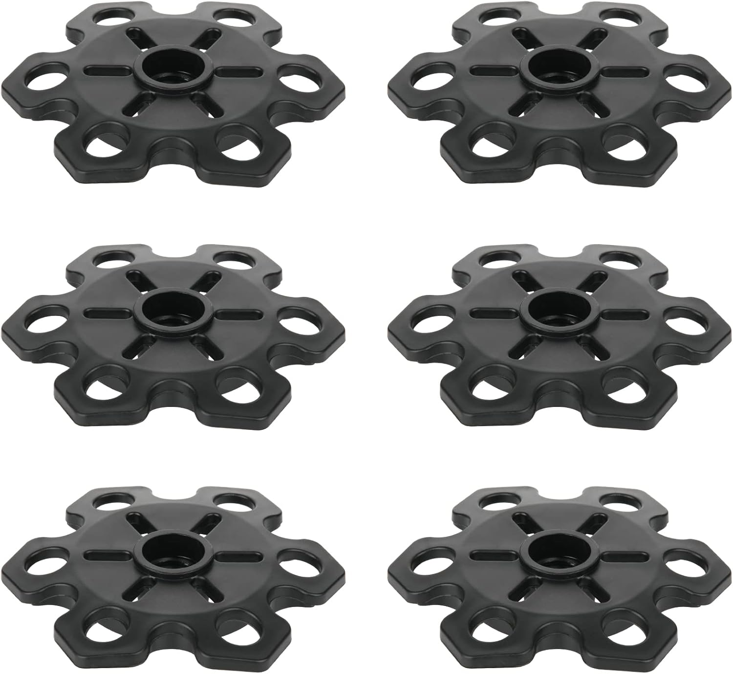 6 Pcs Trekking Pole Replacement Tips - Cosmos Mud & Snow Baskets
