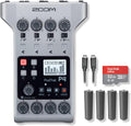 Zoom PodTrak P4 Portable Podcast Recorder - Compact 4-Input Recorder
