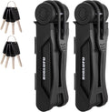 Folding Bike Lock Chain - Heavy Duty 86cm Foldable Security