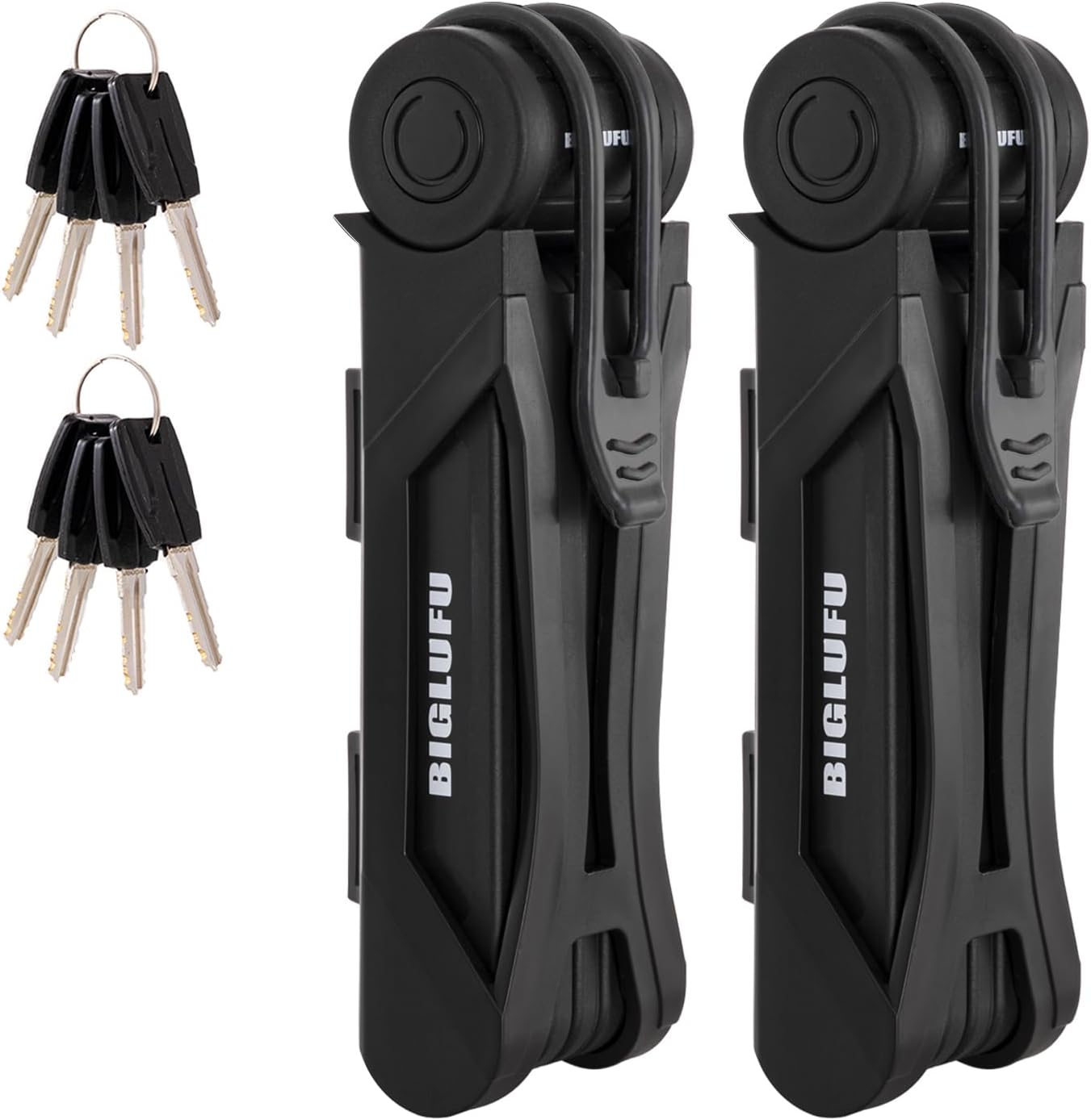 BIGLUFU Folding Bike Lock: Heavy Duty Security for Bicycles