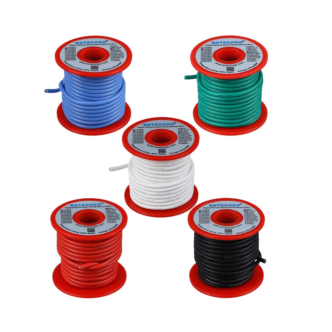 14 Gauge Silicone Wire Kit - High Quality Stranded Copper Wire