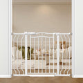 29.5-43.7in Wide Baby Gate for Stairs - Pressure Mounted Safety Gate