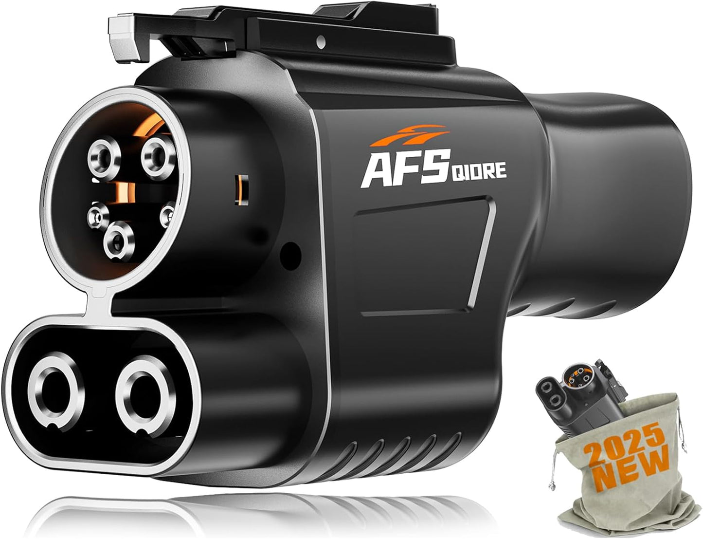 NACS to CCS Adapter for Fast Charging Ford GM Rivian EVs