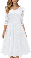 Dressystar Long-Sleeve A-Line Lace Bridesmaid Dress for Weddings