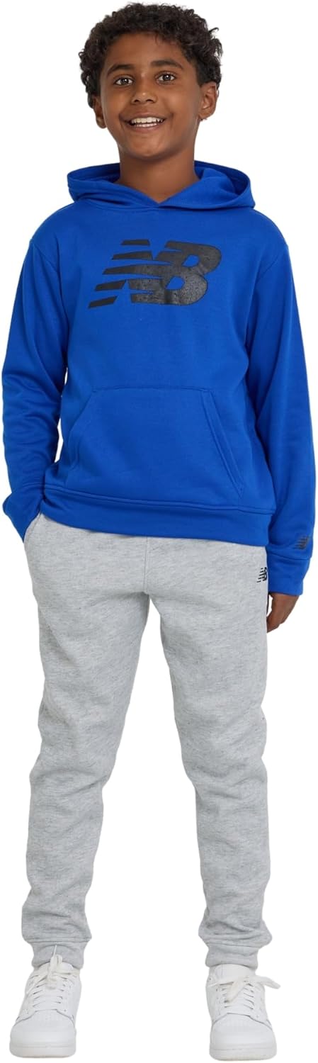 New Balance Boys Athletic Hoodie & Joggers Set for Active Kids