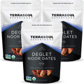 Organic Deglet Dates Pitted 6 Lbs - Natural Sweetener Snack