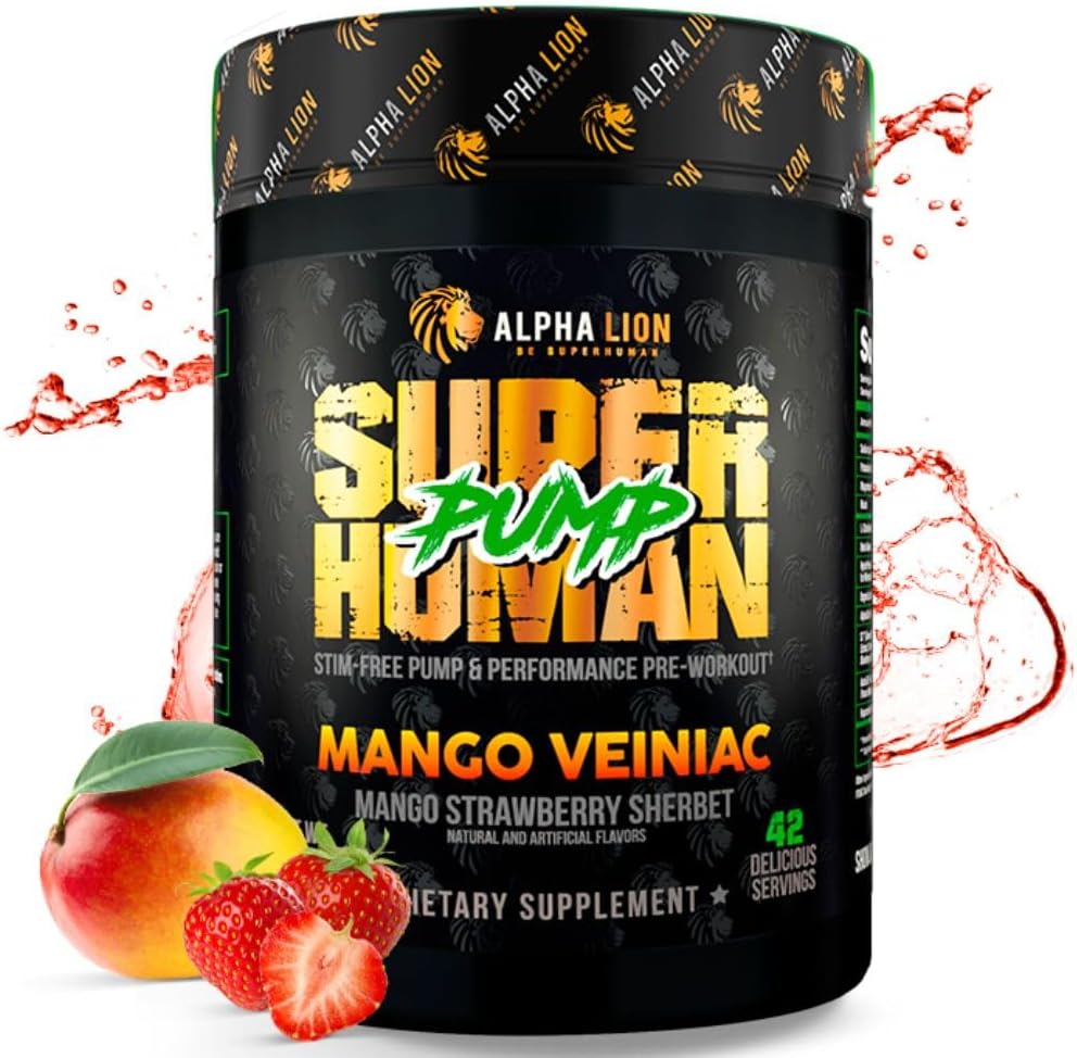 Superhuman Pump Pre Workout Powder for Ultimate Energy Boost