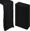 12 Pack Black Halloween Table Runners for Festive Party Decoration