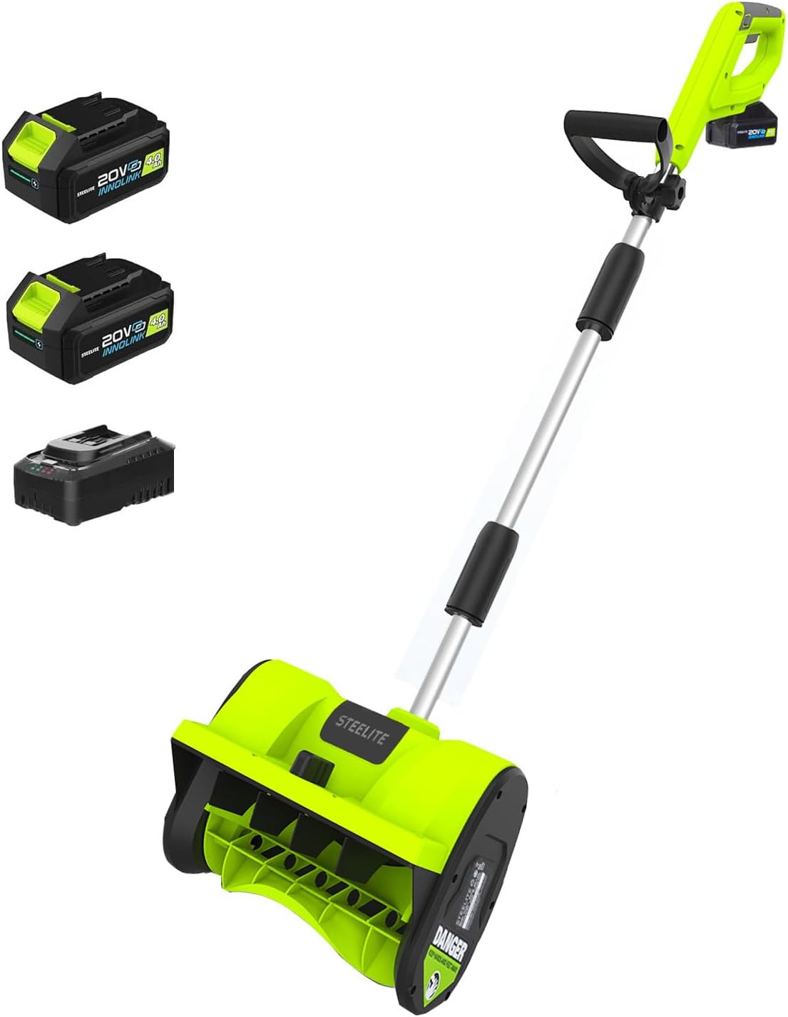 21V Cordless Snow Shovel by Steelite - Lightweight & Powerful